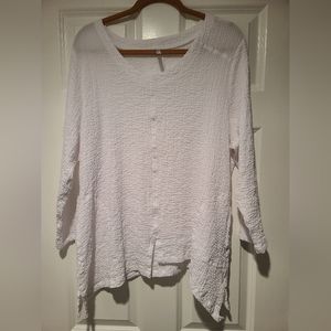 Lulu B size XL gauzy long sleeve top